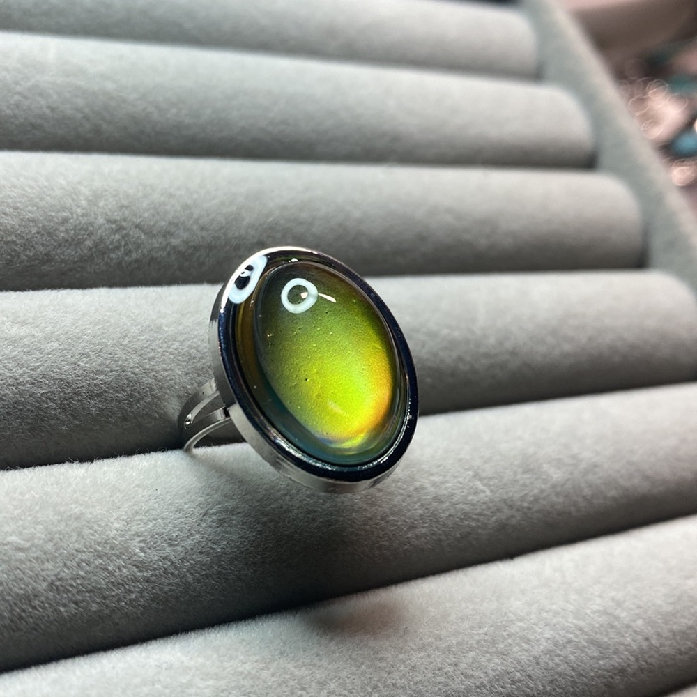 Color Changing Oval Mood Ring - Picture 3 of 5